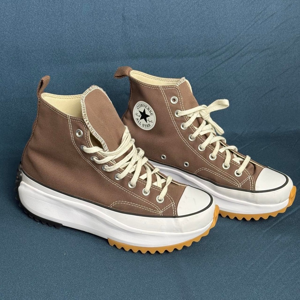 Converse Chuck Taylor Run Star Hike High Top Brown Sneakers A03061C Mens 9.5
